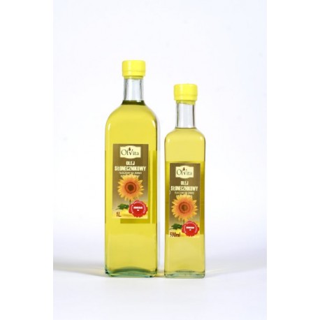 Olej słonecznikowy tłoczony na zimno Olvita 1000ml