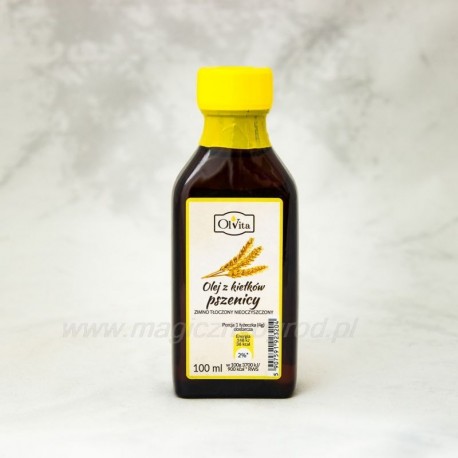 Olej z kiełków pszenicy tłoczony na zimno Olvita - 100ml