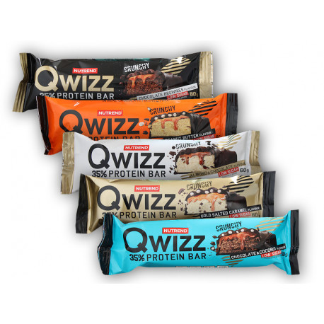 Qwizz 35% Baton Białkowy 60g - Malina Czekolada