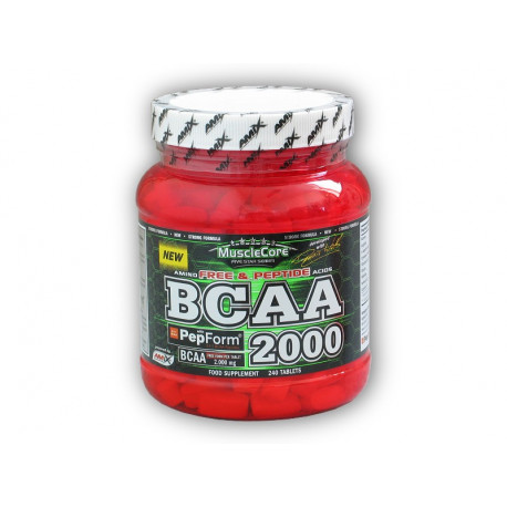 BCAA 2000 z tabletkami Pepform 240