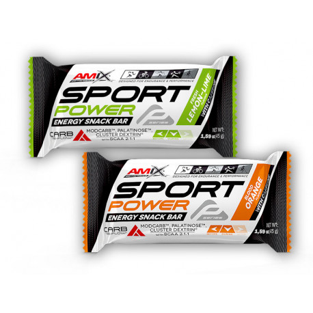 Sport Power Energy Snack Bar z Kofeiną 45g - Cytryna Limonka