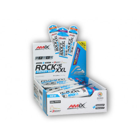 24x Rocks Energy Gel XXL 65g - pomarańczowy