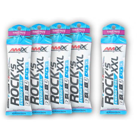 4x Rocks Energy Gel XXL 65g + 1x GRATIS - cytryna